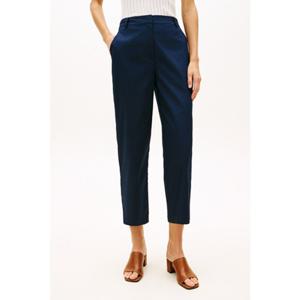 [타미힐피거종합관] 여성 하프 밴딩 세미 와이드 팬츠 T22G1WPC051WT2 C1G T22G1WPC051WT2