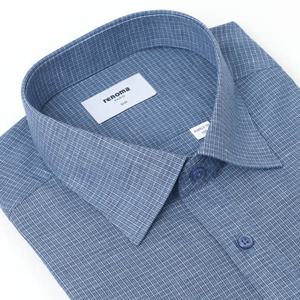 [레노마셔츠] RQSSL0-132NY 구김없이 부드러운 레이온혼방 스트라이프 도비슬림핏셔츠 RQSSL0132