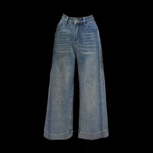 [레코브] 워싱 핀턱 9부 데님 팬츠 (SB31F3DP520X) SB31F3DP520X