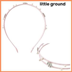 [리틀그라운드] 루즈페(76119-873-02)플라워비즈더블밴드 아동여아 악세사리 머리띠 데일리 파티 선물 봄 7911987302