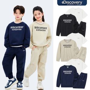 디스커버리키즈 DKAZ11061 키즈 우븐 맨투맨+팬츠+반팔티3SET