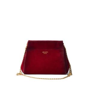 프라다 앙셰네 체인 스트랩 로고 레터링 미니 숄더 백 1BC263VCOO2HMY