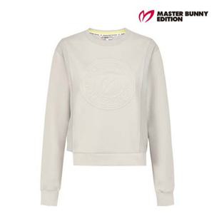 [마스터바니에디션] 여성 엠보 로고 언밸런스 헴 스웻셔츠 421F1TR207BG 421F1TR207