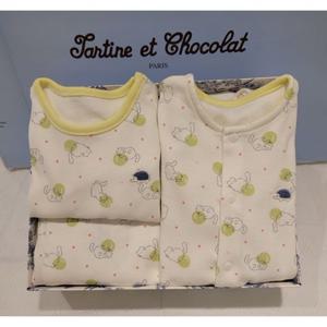 [쇼콜라] 쇼콜라 냥냥공우주상하복2종세트 (TNPMQX042A)쌍둥이공용봄가을실내복출산백일선물 TNPMQX042A