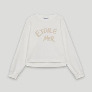 [코데즈컴바인] 레터링 패치자수 크롭 티셔츠 (CLA-TS505W2) CLATS505W20