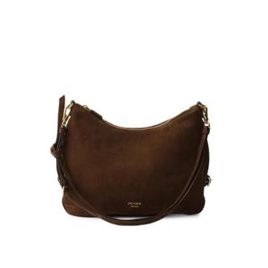 프라다 폴드 라지 스웨이드 숄더 백 1BC288VOOO2C4S