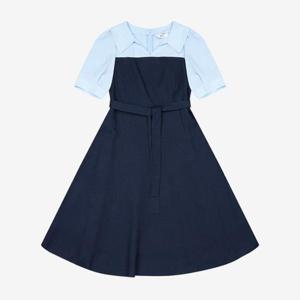 베스띠벨리 세이브존04 셔츠 레이어드 반팔 원피스 BKOAE25360