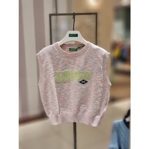 [베네통키즈] 여아 남아 핑크 보카시 니트베스트 (QAKP01511) QAKP01511