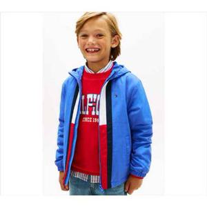 [타미힐피거칠드런] 플래그 모티브 컬러블록 자켓 (2컬러) T42G1QJC600BT1 T42G1QJC600BT1