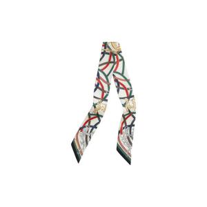 에르메스 아르네 레장데르 트윌리 실크   블랑 베르 로든 루즈 H064299S07