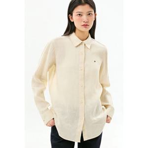 [타미힐피거종합관] 여성 시즈널 린넨 셔츠 T22G3WSH082WT1 ACJ T22G3WSH082WT1