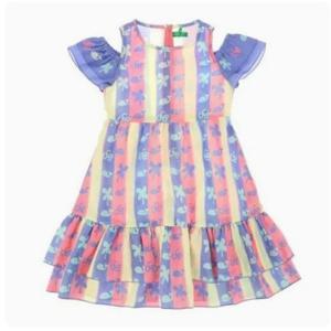 [베네통키즈]멀티플레이우븐원피스(QAOP23531