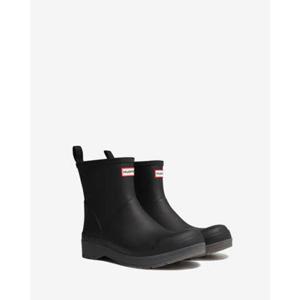 [헌터] 남성 플레이 트랜스루센트 숏 레인부츠 블랙 - MFS9219RMABLK MFS9219RMABLK