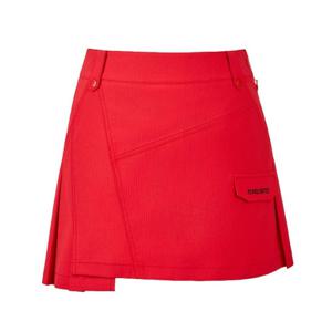 M 파리게이츠골프스커트 NQC 521D2PC504_CO 여성 페이크 포켓 백 플리츠 큐롯 스커트