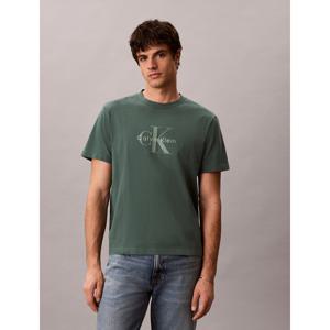 [캘빈클라인 진]남성 CK 빈티지 워싱 모노로고 반팔 티셔츠 그린 4RG832G (4RG832G-LH1)