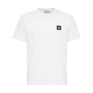 스톤아일랜드 Logo patch cotton t shirt 83I-3FL093