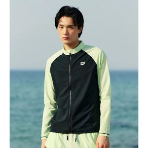 [아레나] (A5BM1PR08_AGR) 남성 캠프 레귤러핏 집업 래쉬가드 A5BM1PR08