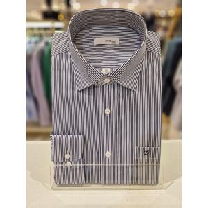 [듀퐁셔츠] 신축성 스트라이프 긴소매 일반핏셔츠 (SE5FM12LS705SNY ) SE5FM12LS705