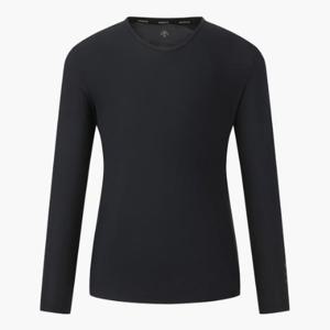 데상트골프티셔츠 TQT DQ22MFIN42-BLKG 남성 라운드 베이스 레이어 / BLACK