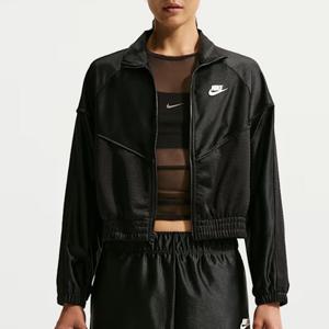 나이키 NSW 오버사이즈 윈드러너자켓 여성 블랙 IR1702-010 AS 가능한 국내매장