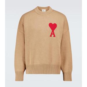 AMI 파리스 de Coeur 오버사이즈 스웨터 E21HK009 016