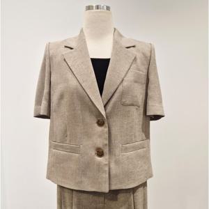 [비지트인뉴욕]테일러드 싱글 셋업 반팔 자켓 VC4JK71