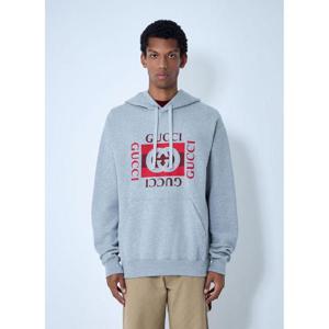 26 SS 구찌 남성 로고 모티프 후드티셔츠  guc0161018gry