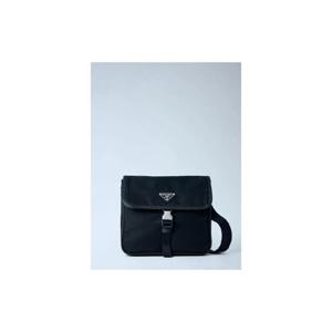 26 SS 프라다 남성 Re Nylon and 사피아노 Leather Shoulder Bag pra0164012blk