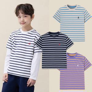[빈폴키즈] 26SS [Essential] 스트라이프 반소매 티셔츠 (4종 택1)