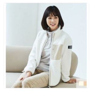 [콜핑]LD18 여성 겨울 부클 본딩 뽀글이 집업 후리스자켓 KSJ6779W