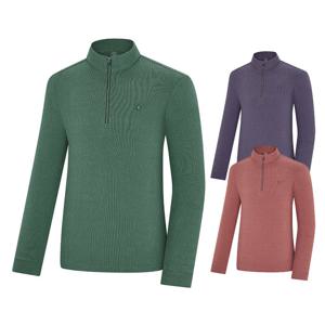 무료배송 [콜핑공식] 콜핑 기모 단색 기능성 남성 겨울 등산 반집업 티셔츠 2304TK477M