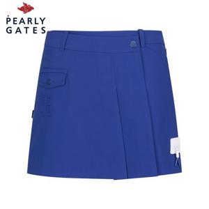 [파리게이츠] 여성 엠보 로고 플리츠 큐롯 랩 스커트