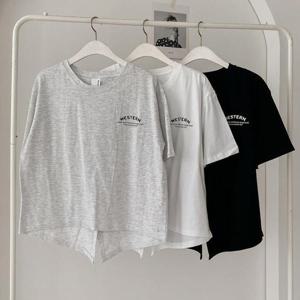 빅사이즈사랑해요 K027L405 웨스턴뒤트임반팔티 SU