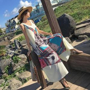 아이우먼 에스닉패턴나염점프슈트 NTR109M406 빅사이즈