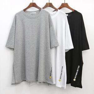 빅사이즈레터링티 G929L408 스마일링트임롱루즈티 NO