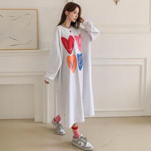 아이우먼 하트하트박스롱원피스 MAS689M409 빅사이즈