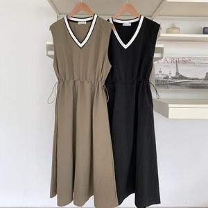 빅사이즈민소매원피스 S674L409 코코스트링브이원피스 SM