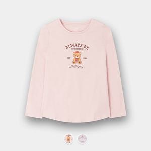 [지오다노주니어] 03394614 여 슬림 프린트 긴팔티