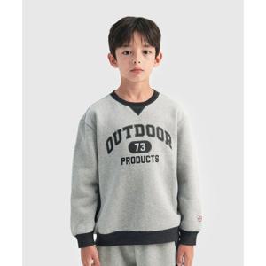 [본사][아웃도어프로덕츠키즈]바시티 컬러 블록 기모 맨투맨 (멜란지) OD244IMM10_MLG