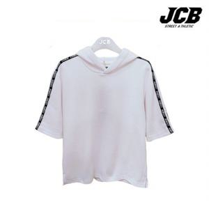 [제이씨비] 테잎장식 7부 후드티(JBK8P107B_SI)