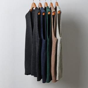 빅사이즈베스트 J342L410 와이넥양털버튼조끼 EB