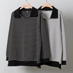 빅사이즈단가라티 J450L411 단가라카라니트맨투맨 MN