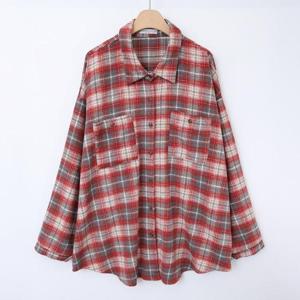 아이우먼 써티컬러체크카라남방 LYT305M411 빅사이즈