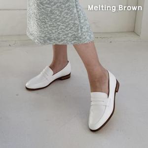 [멜팅브라운] 캐주얼 여성 페니 로퍼 심플 단화 4color