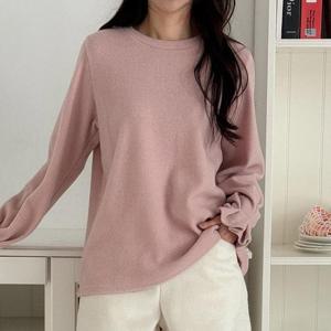 아이우먼 드리스판소매셔링니트티 SMT543M412 빅사이즈