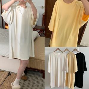 위쉬몰 MO 노우라운드오버롱반팔티(T603H412) 빅사이즈