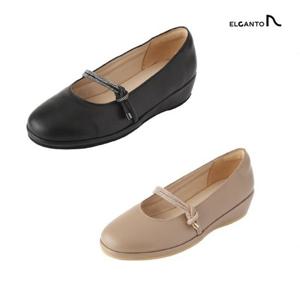 여성 플렉시볼 경량 웨지 펌프스 LCWD19U513 (블랙,핑크)