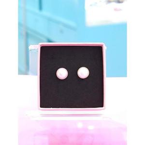 로뎀 세이브존05 천연 담수진주 은침 귀걸이(8mm)0 RRD24020178