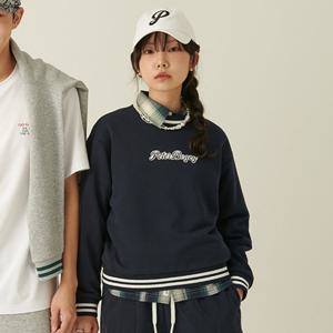 [먼싱웨어][37%OFF]여성 피터보기 에센셜 맨투맨 다크네이비(MQ122PTL31)