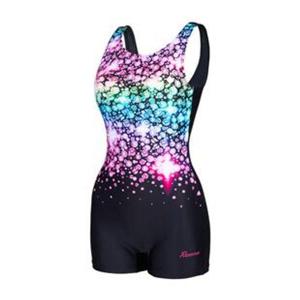 [레노마수영복]여성 트윙클 U-BACK 레인보우 2부 반신 수영복LF2E061_RW